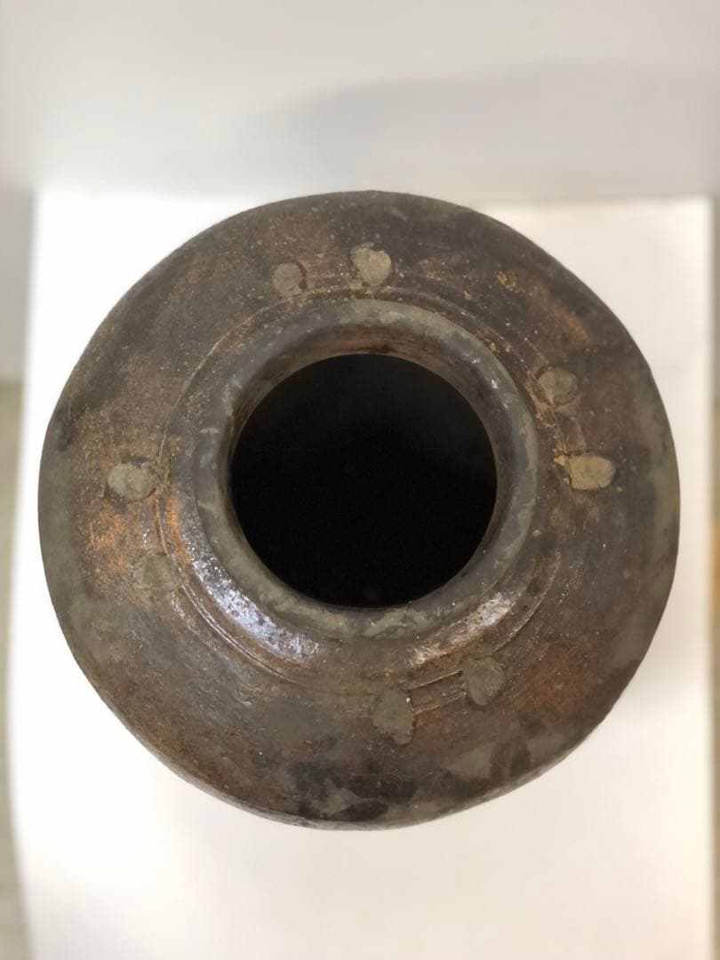 備前焼　常滑焼　美濃焼　信楽焼壺　骨董品　古陶器変壺　花生け　飾り壺