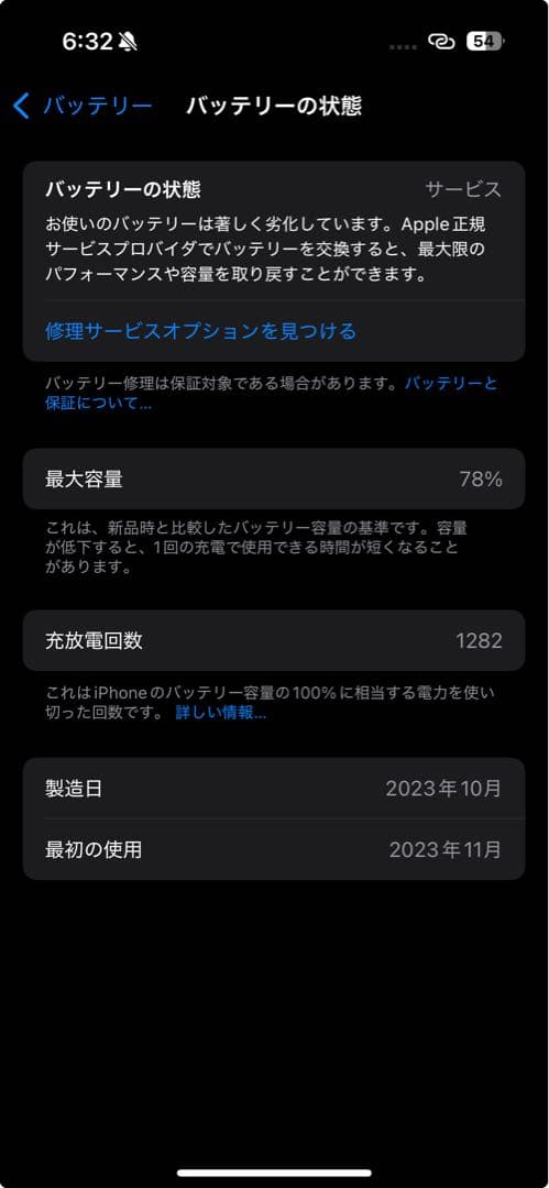 iPhone 15Pro ナチュラルチタニウム　256GB SIMフリー