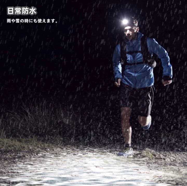 ヘッドライト 充電式 LED高輝度【最新16つランプビーズ】 8つ点灯モード
