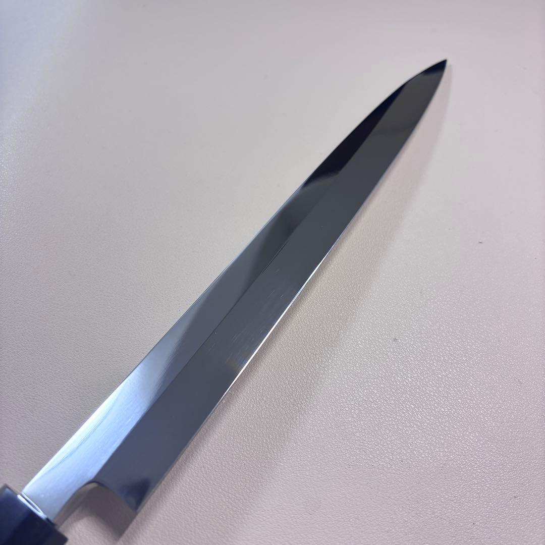 240mm柳刃包丁 鏡面 黒檀八角柄八角柄 刺身包丁 全鋼︑︐