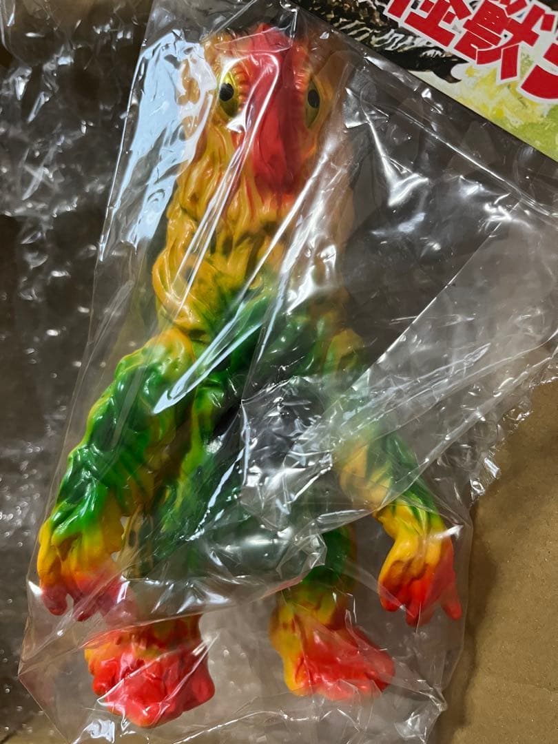 未開封　ブルマァク　ヘドラ　復刻　ゴジラ　ソフビ　M1号　ベアモデル