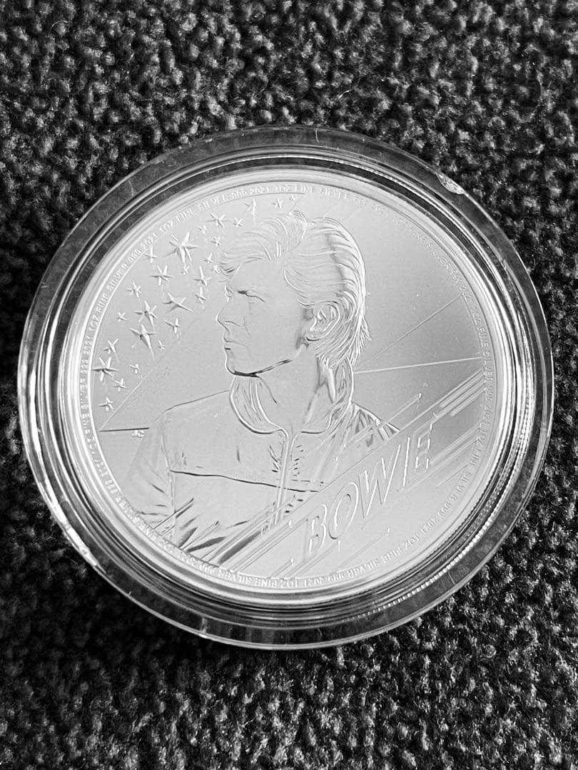 2021 イギリス1オンス　銀貨　ミュージックレジェンド　デヴィッド・ボウイ