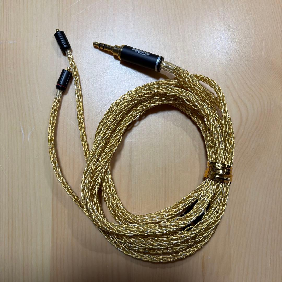 NOBUNAGA Labs 3.5mm MMCX 3極16芯ケーブル 「篝火」極