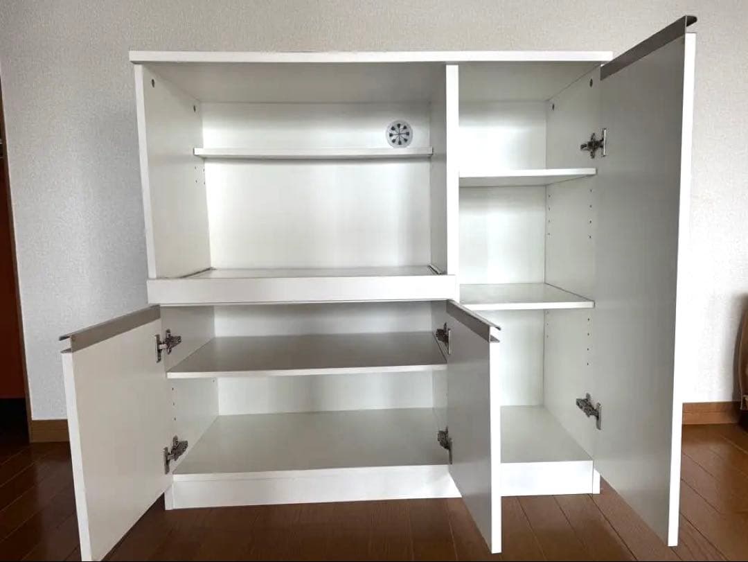 ニトリ　レンジ台　ホワイト レンジボード コンパクト