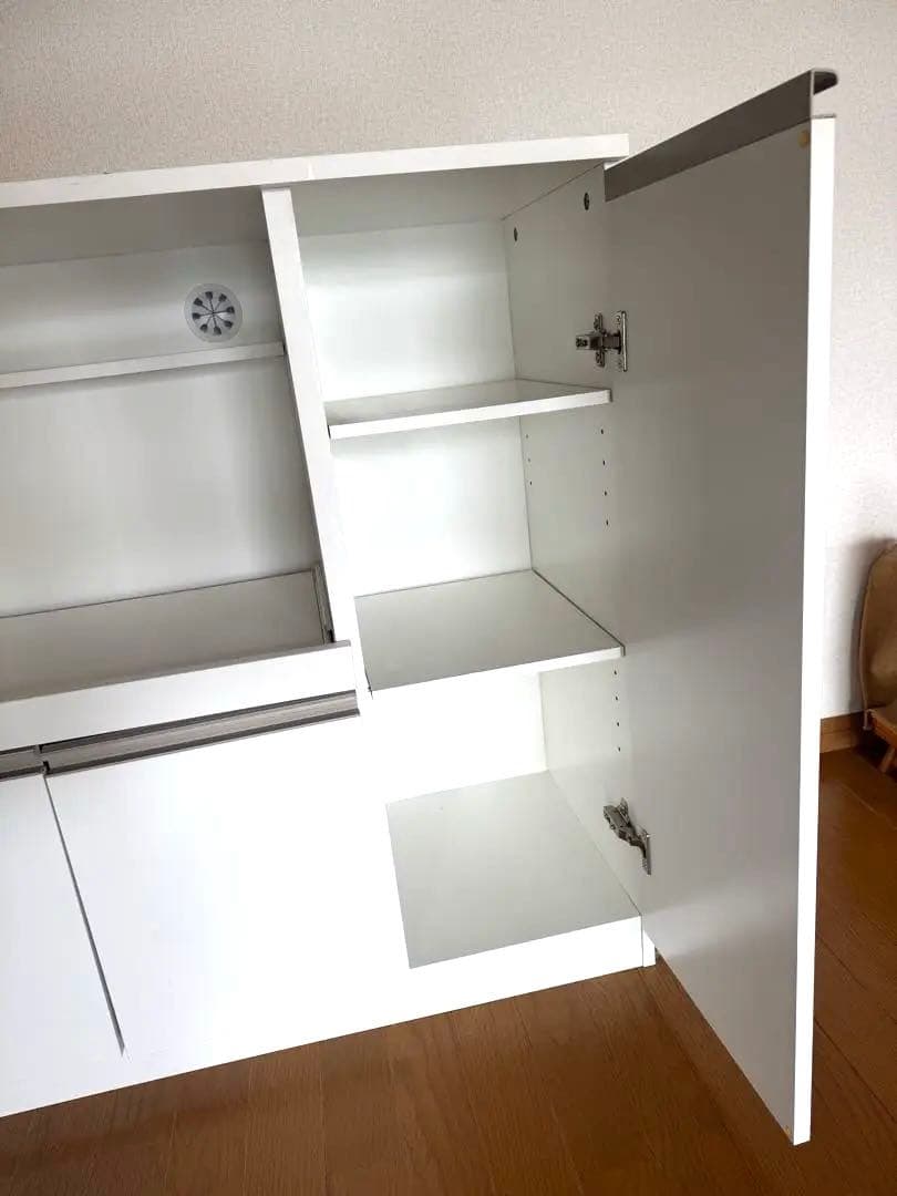 ニトリ　レンジ台　ホワイト レンジボード コンパクト