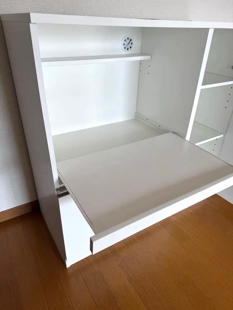 ニトリ　レンジ台　ホワイト レンジボード コンパクト