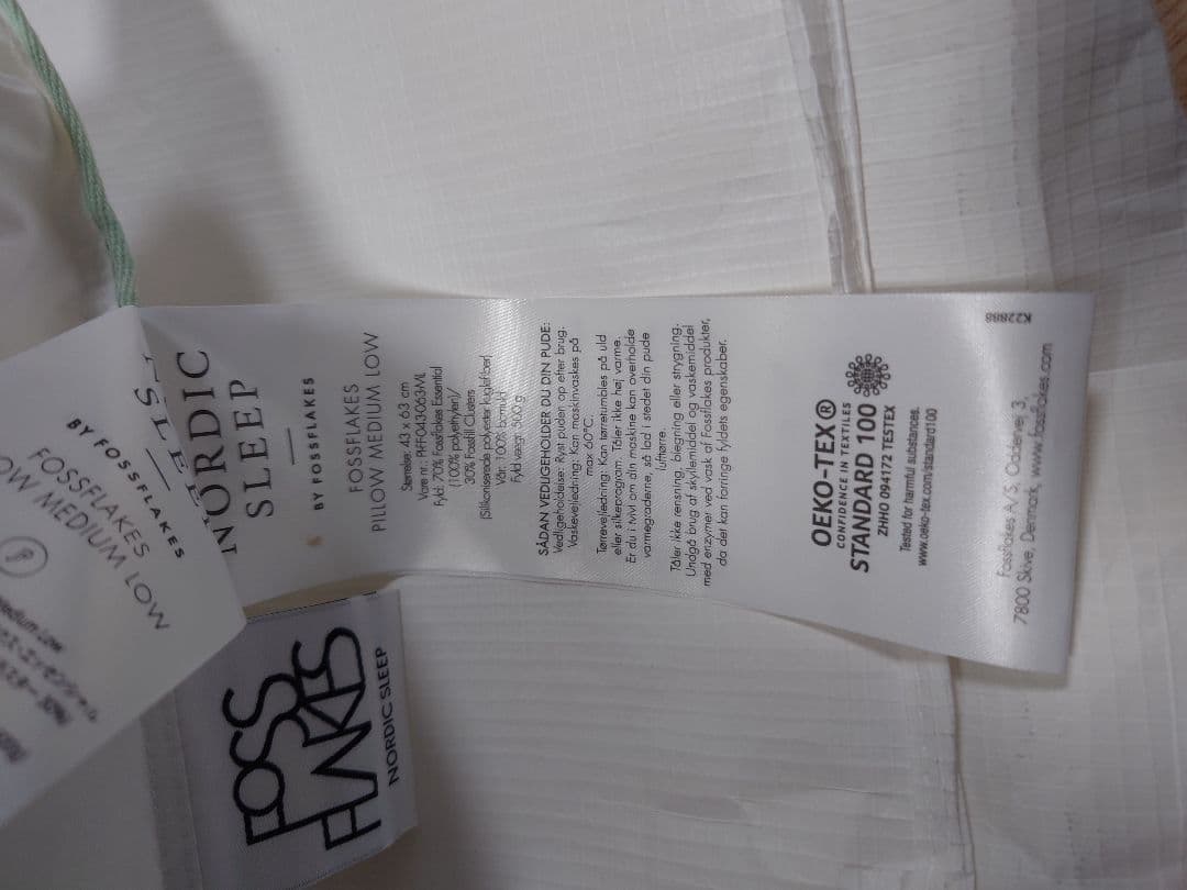 NORDIC SLEEP PILLOW MEDIUM LOW 43×63CM