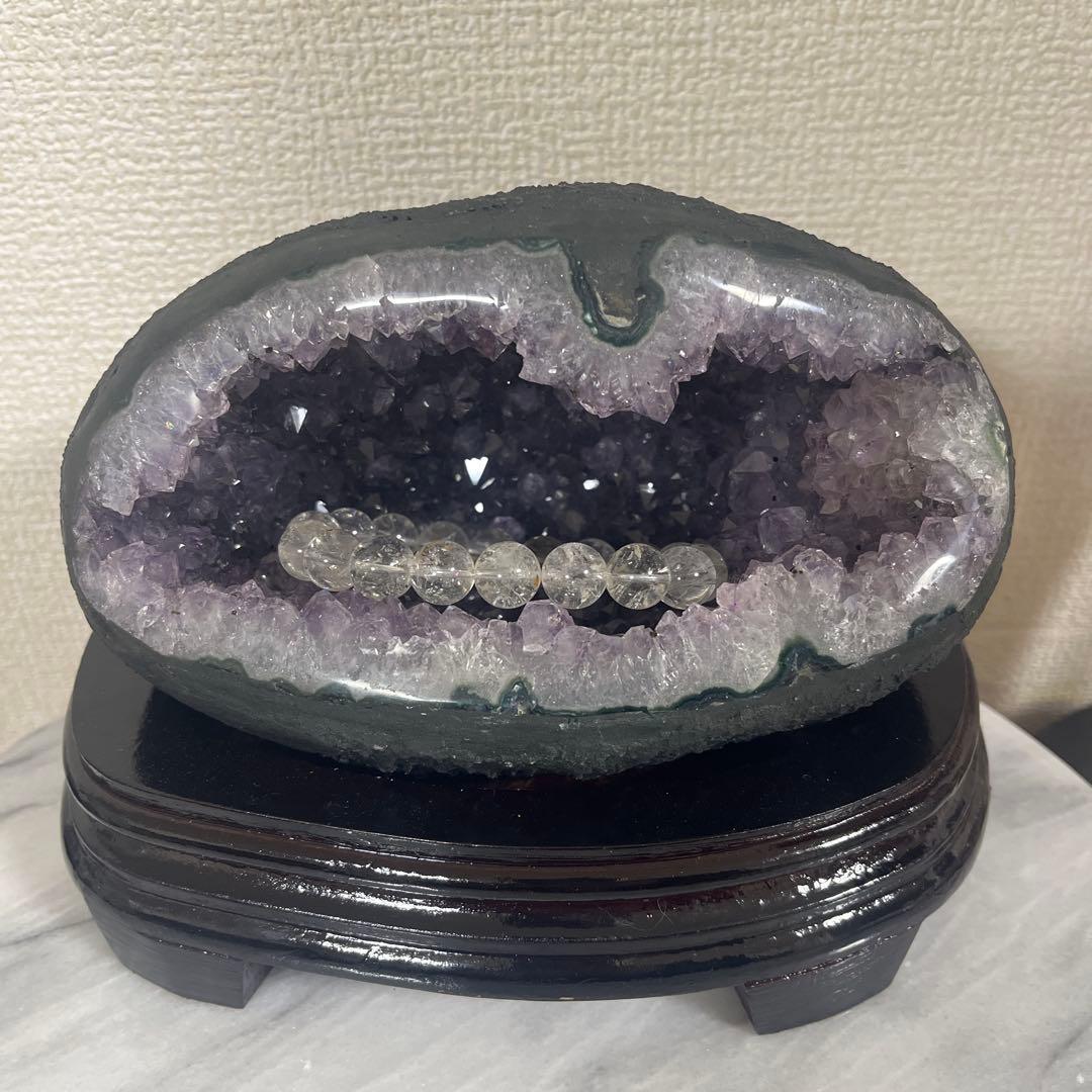 【天然石】アメジスト ドーム 紫水晶 ジオード 結晶 原石 パワーストーン