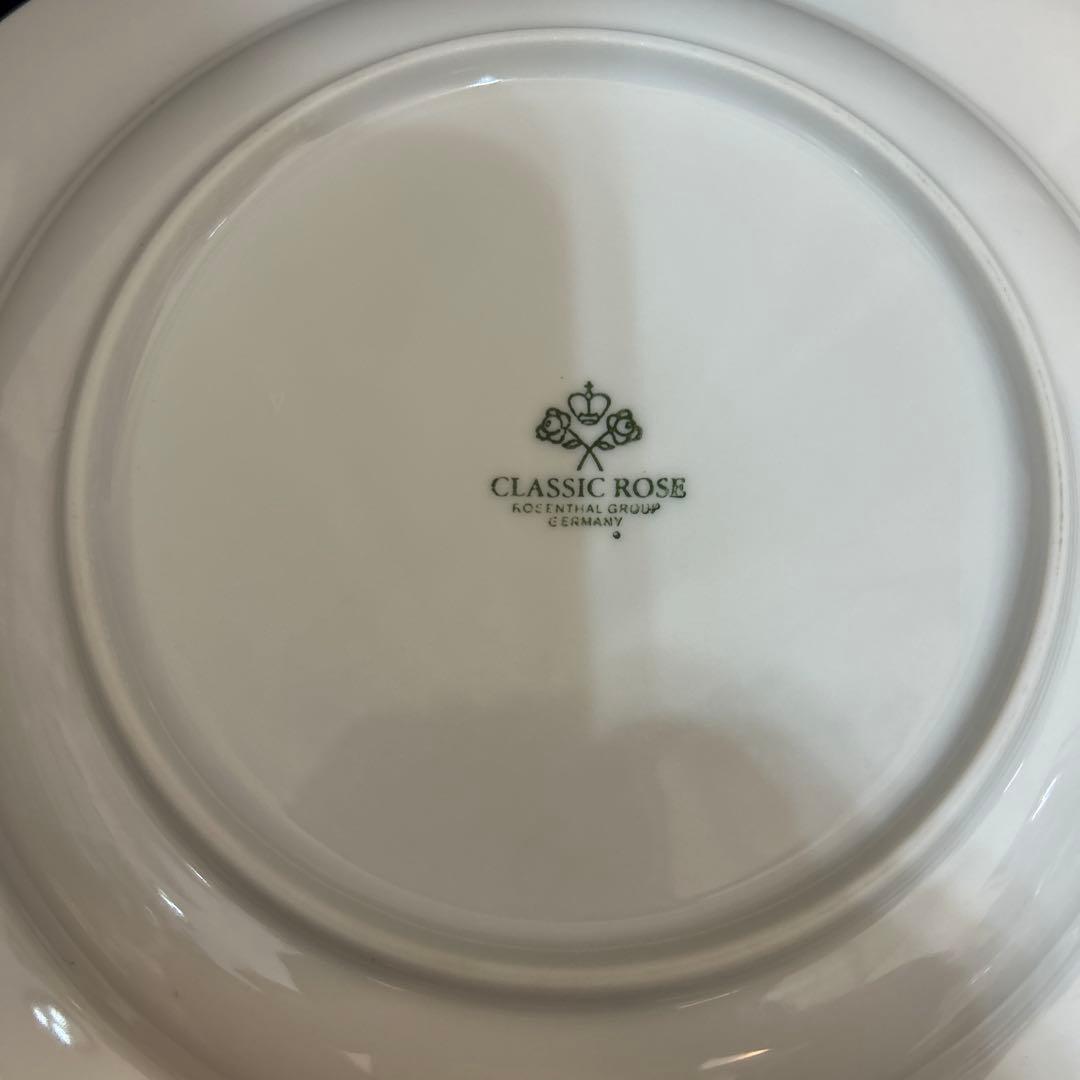 ローゼンタール　クラシックローズ　22cm 深皿　５枚組　ドイツ製
