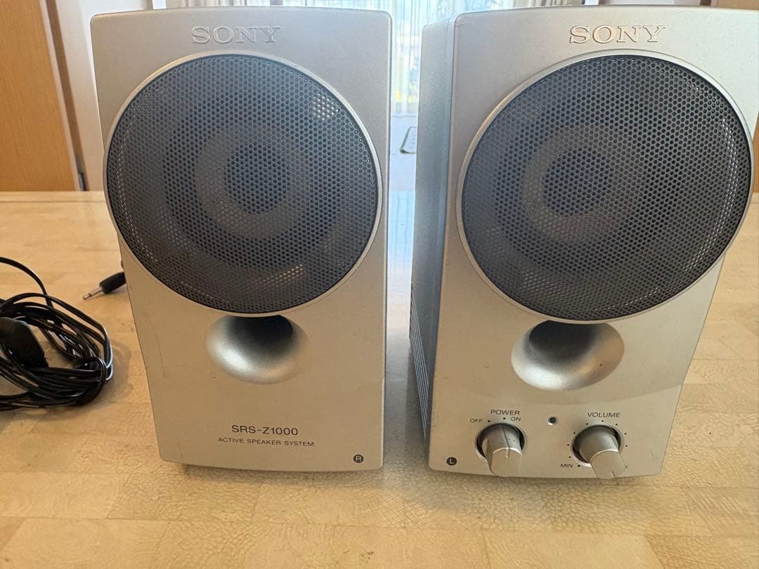 動作品　SONY SRS-Z1000 アクティブスピーカー シルバー
