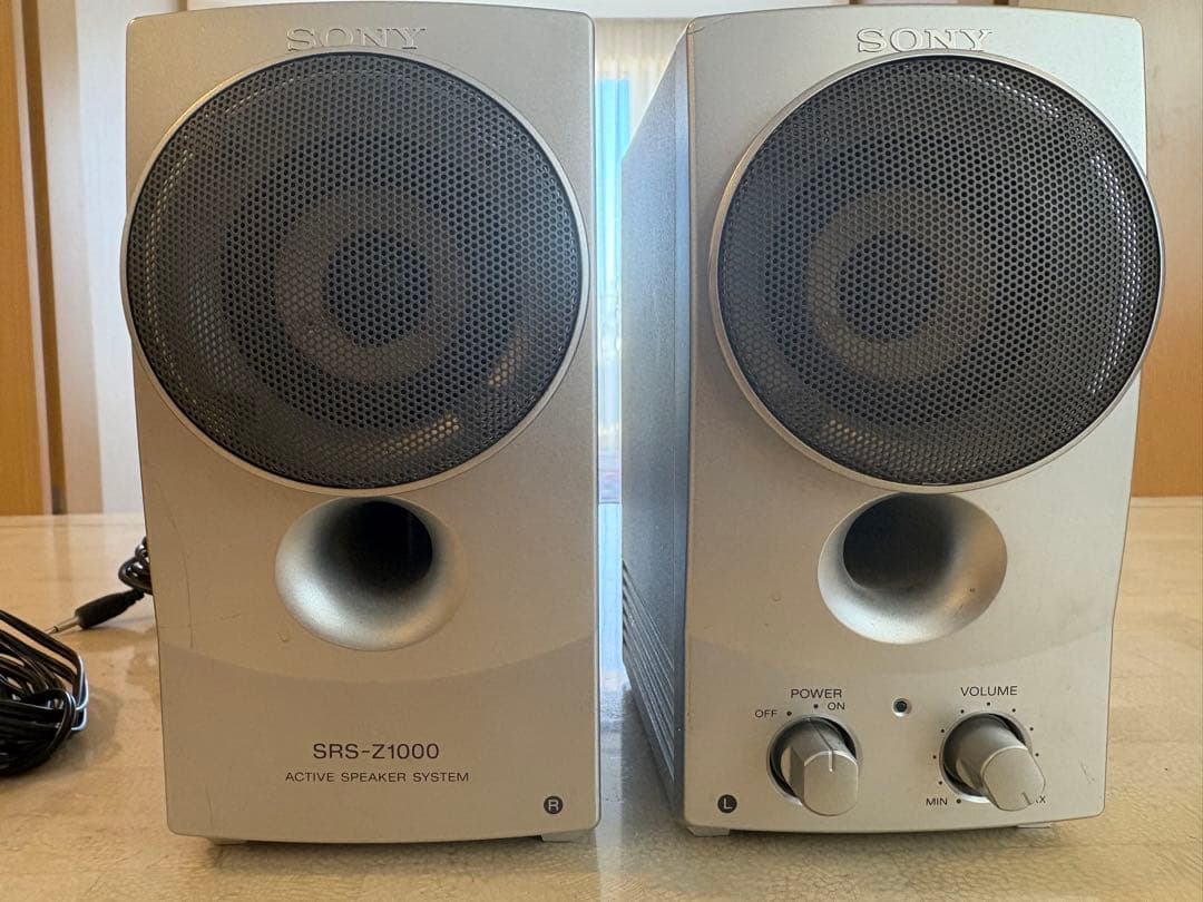 動作品　SONY SRS-Z1000 アクティブスピーカー シルバー