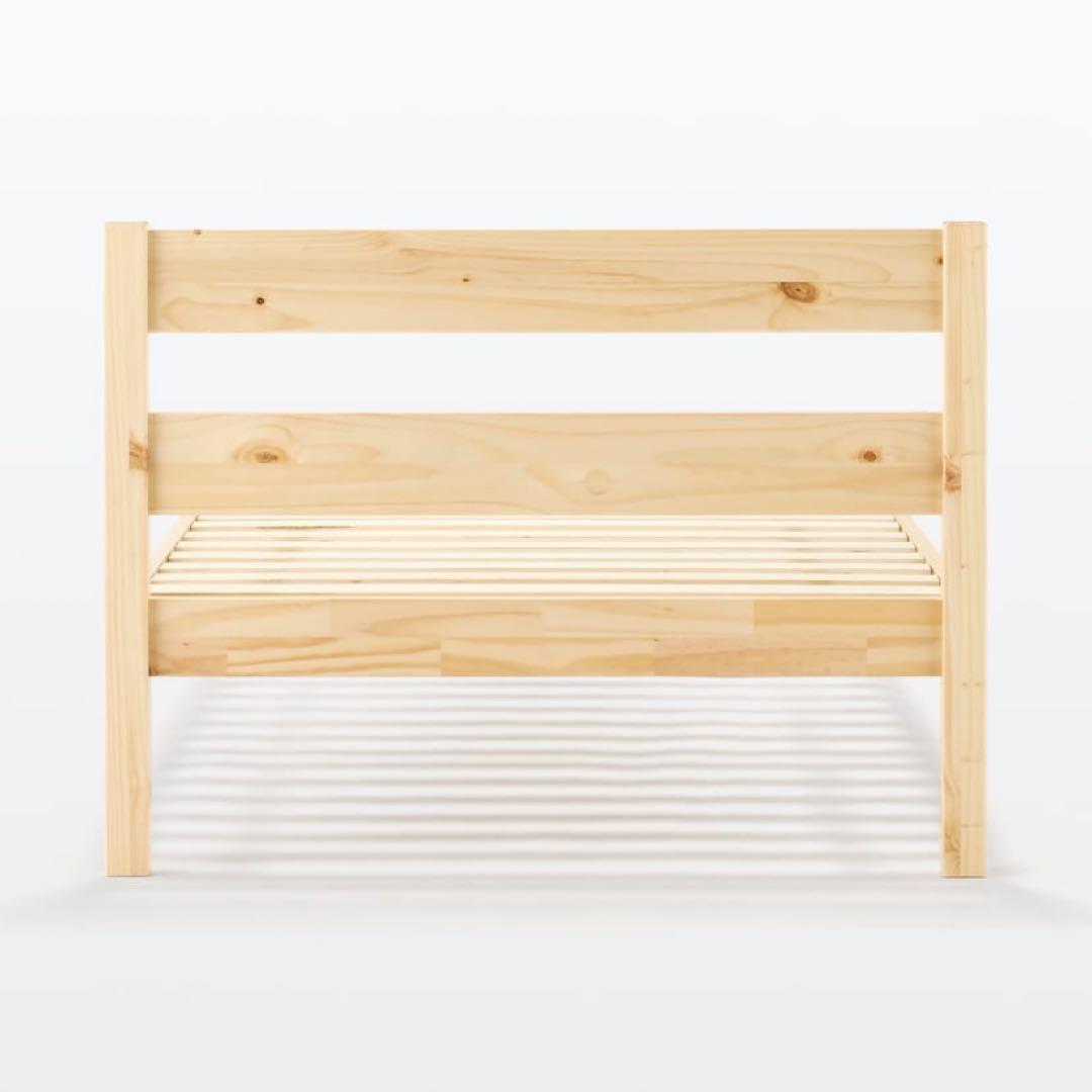 【直接お取引き限定】無印良品 シングルベッド + ベッド収納 2つ+説明書付