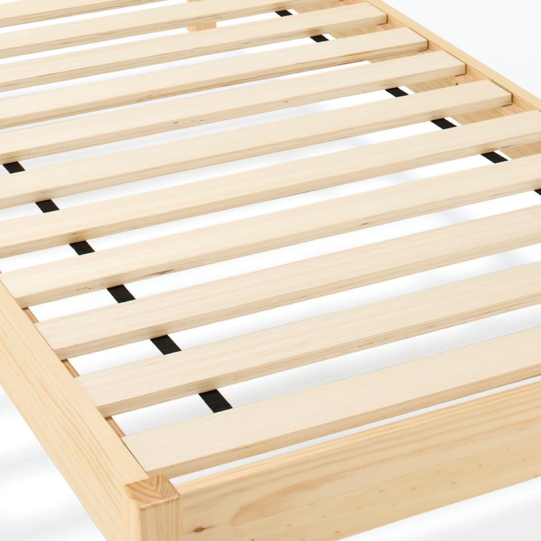 【直接お取引き限定】無印良品 シングルベッド + ベッド収納 2つ+説明書付