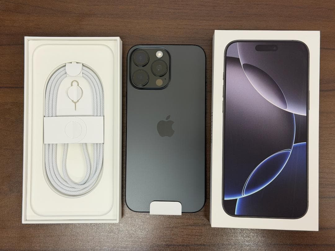 【バッテリー容量100％】iPhone16 Pro Max ブラック 256GB