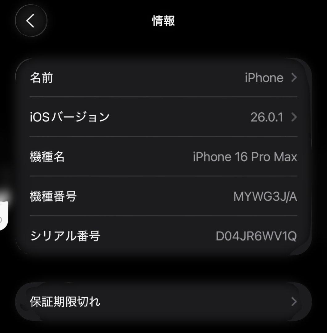 【バッテリー容量100％】iPhone16 Pro Max ブラック 256GB