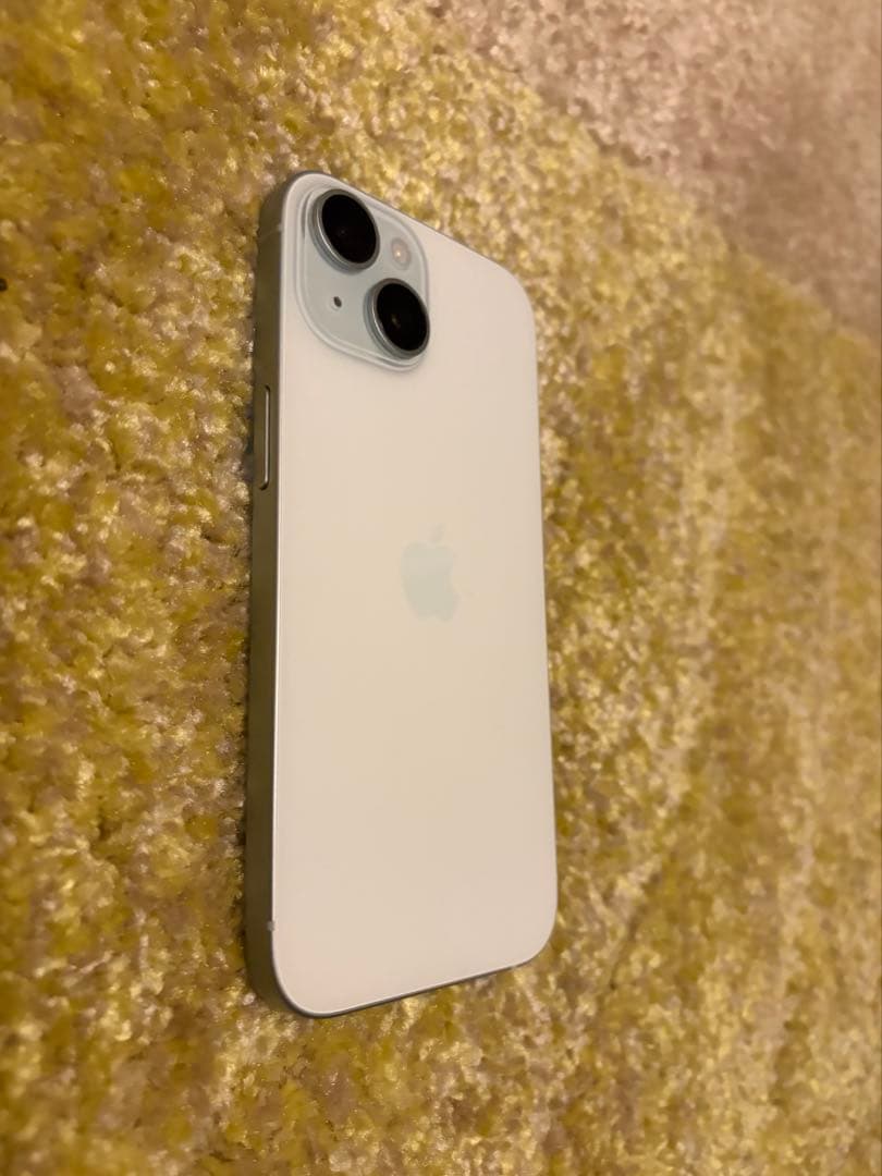 【美品】iPhone 15 256GB ブルー TORRASカバー同封