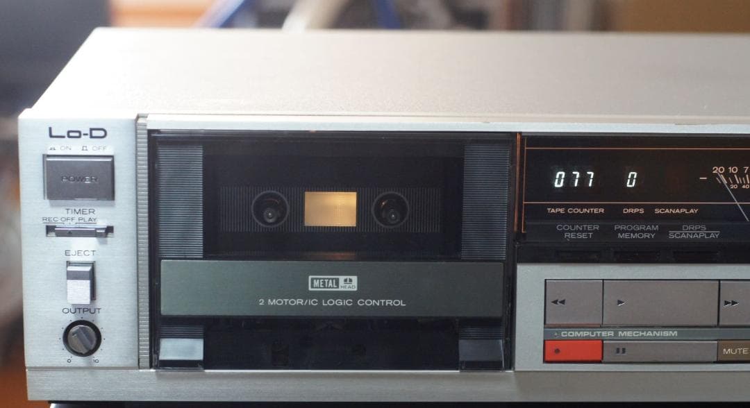 ★☆Lo-D ローディー/ 日立 カセットデッキ D-77 整備品☆★
