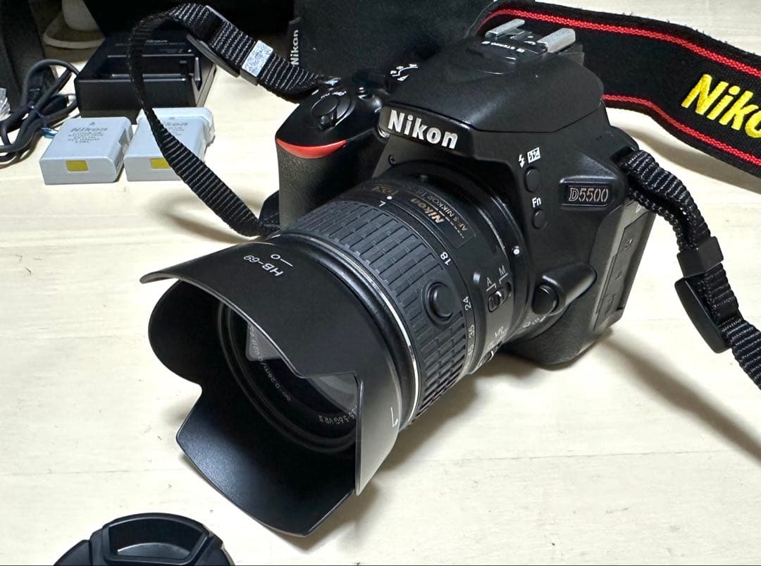 NIKON ニコン D5500 ダブルズームキット バッテリー2個 保証書付き