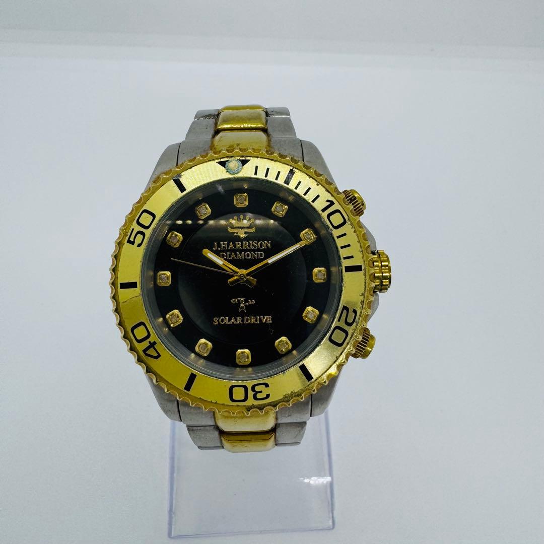 ✨J.HARRISON✨ジョン・ハリソン✨JH-023✨ブラック文字盤✨腕時計✨