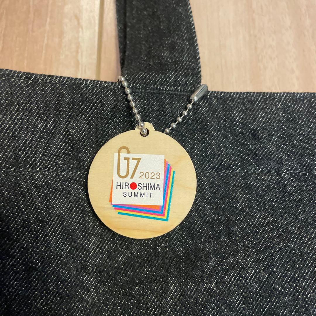 【非売品】未使用新品　G7広島サミット　デニムトートバッグ