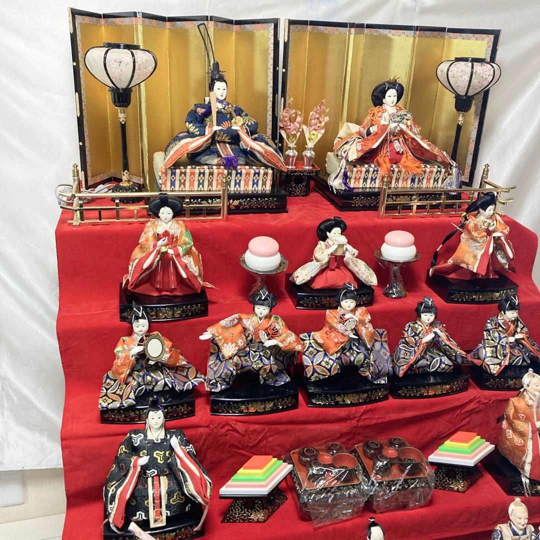 お雛様 ひな祭り 菊水作 ひな人形セット 7段