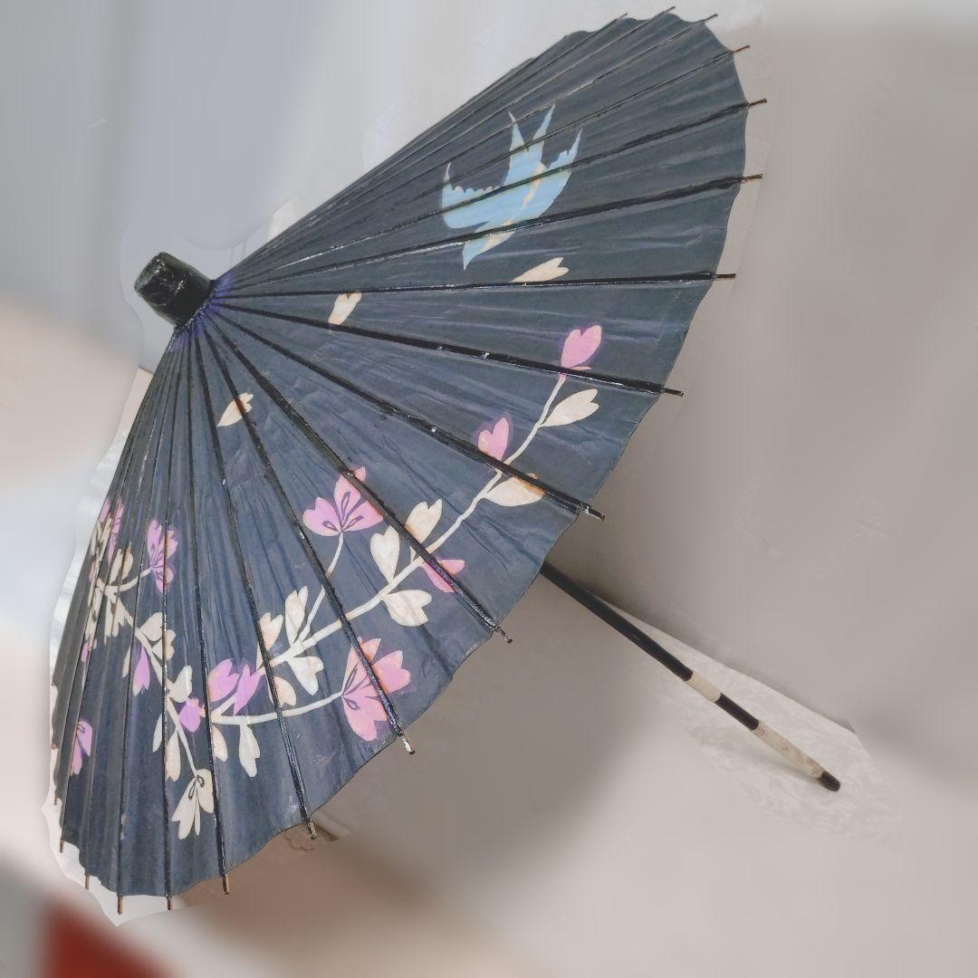 8500円　和傘　花と燕　(送料1500円)