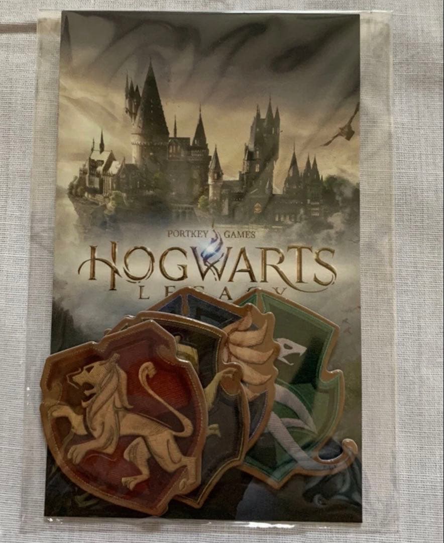 Hogwarts Legacy ピンバッジ 4種セット&マグネット　セット