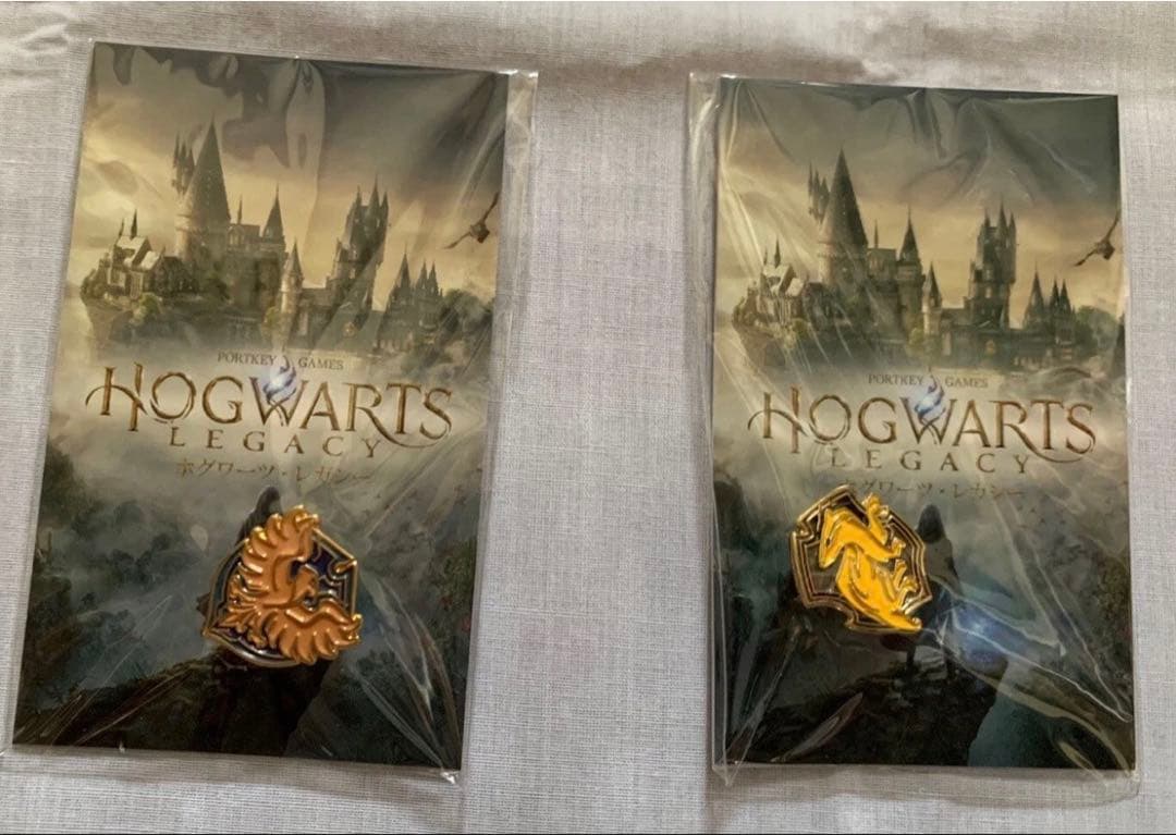 Hogwarts Legacy ピンバッジ 4種セット&マグネット　セット