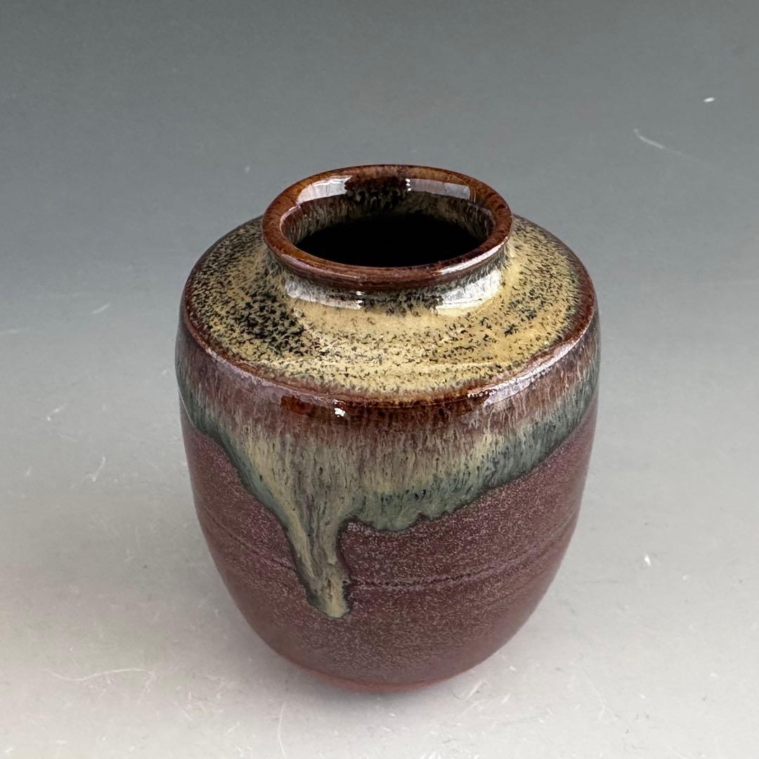 茶道具　肩付　茶入　濃茶器　宮川香雲　共箱　京焼　仕服付　茶事　稽古