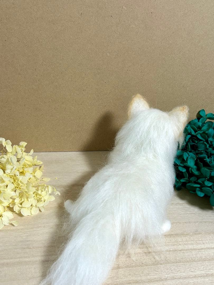 羊毛フェルト　リラックスチワワ