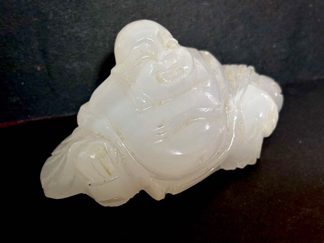 瑪瑙の印材（3個未使用）碧玉印材（1個未使用）布袋様（石）