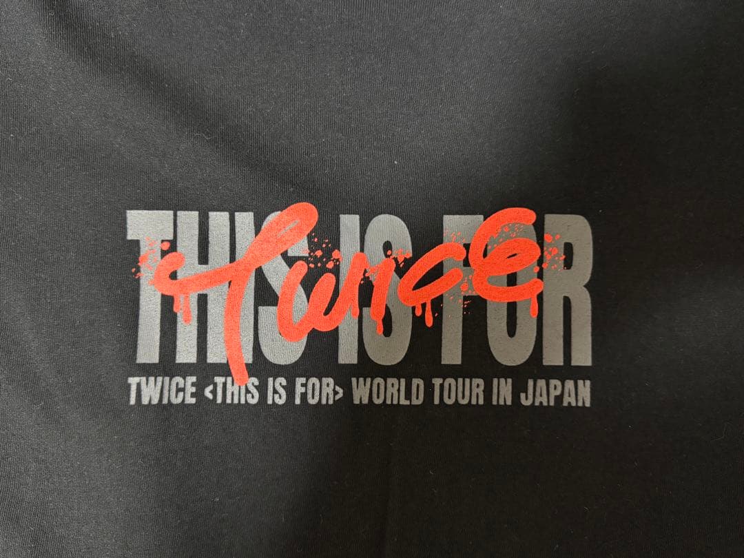 TWICE WORLD TOUR THIS IS FOR チェヨンTシャツ