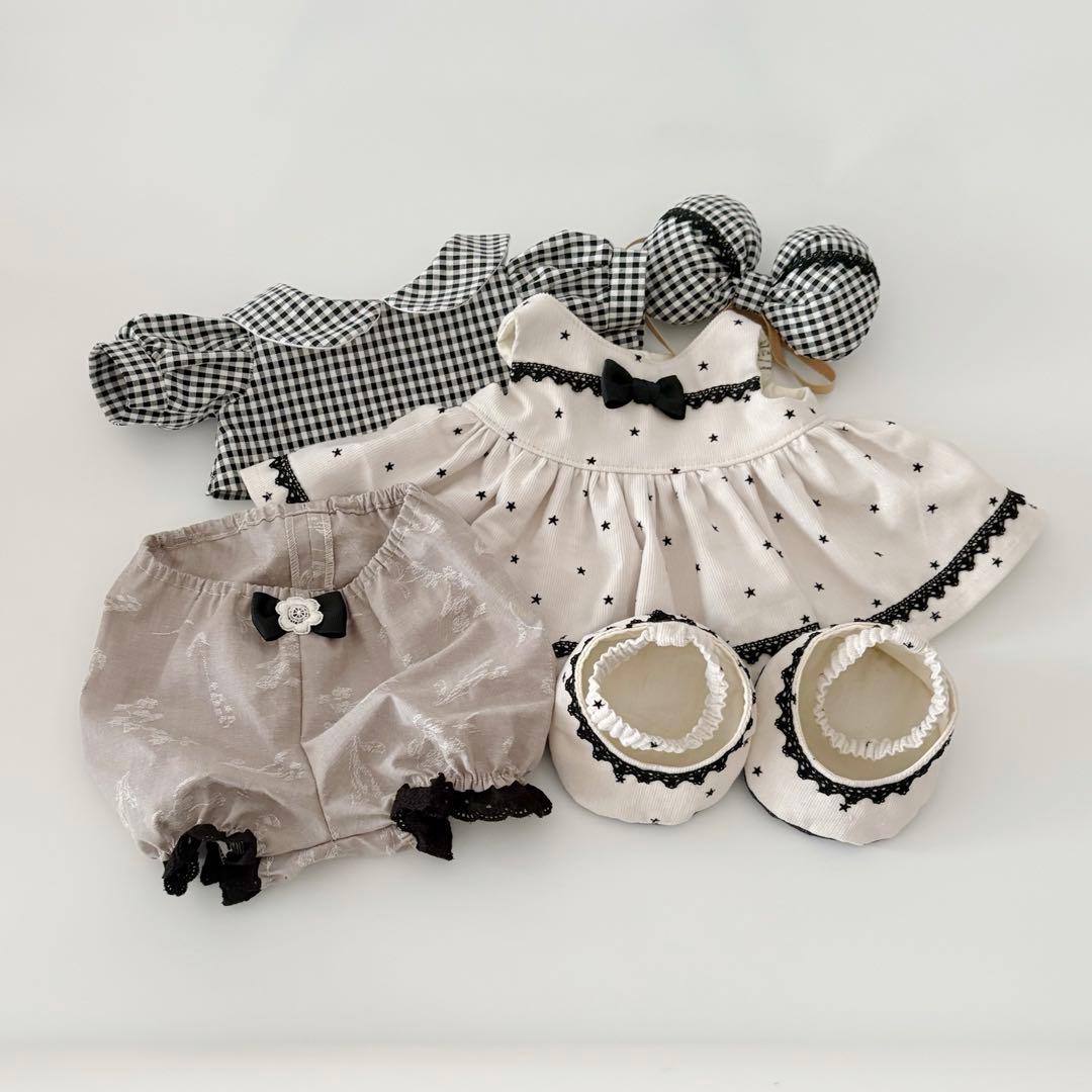 ダッフィ＆シェリーメイ　コスチューム　オーバーオール＆ワンピースセット（靴付）