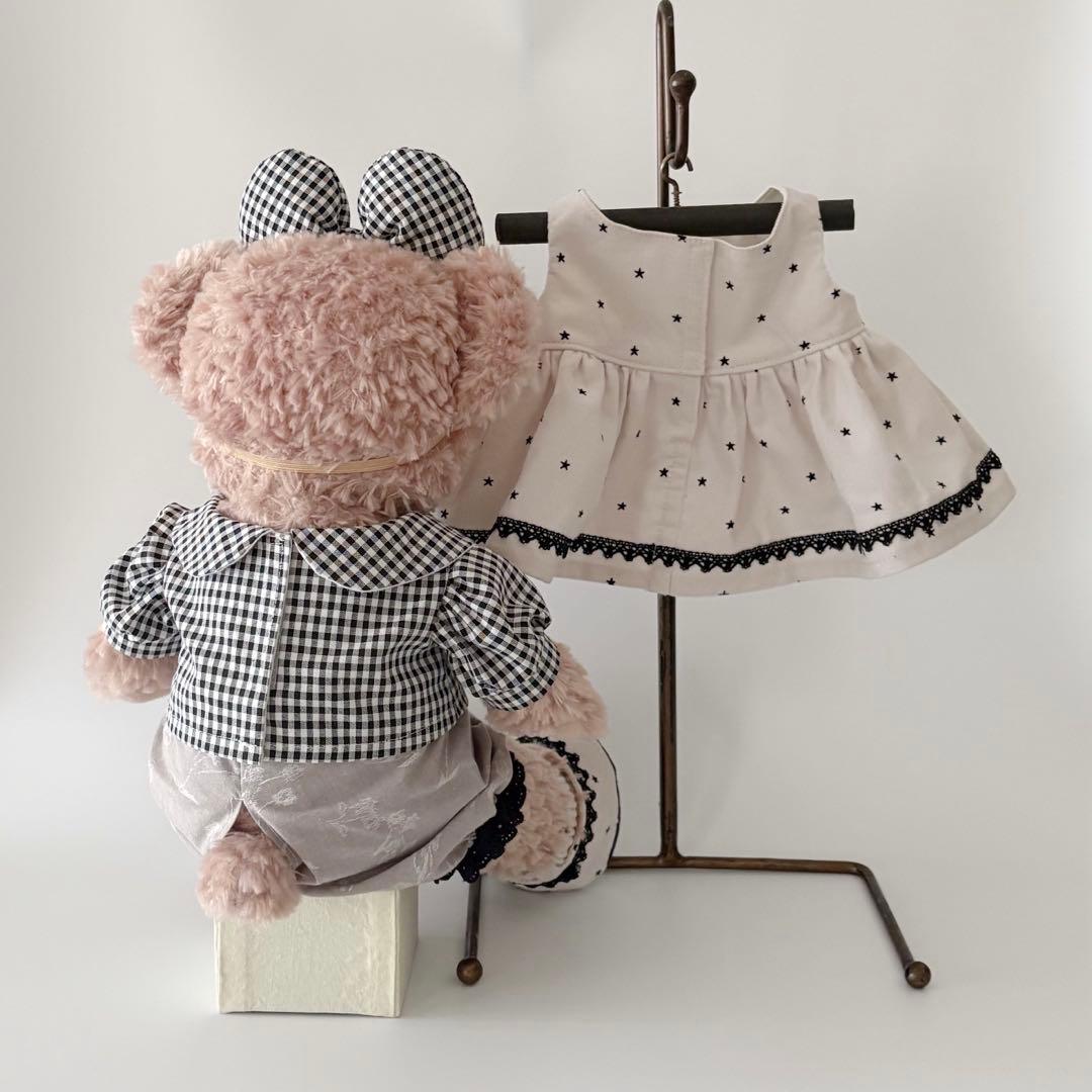 ダッフィ＆シェリーメイ　コスチューム　オーバーオール＆ワンピースセット（靴付）