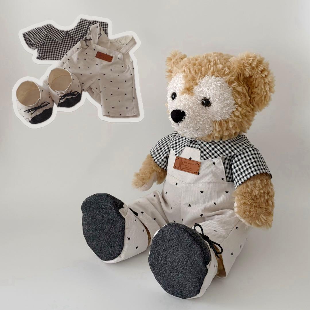 ダッフィ＆シェリーメイ　コスチューム　オーバーオール＆ワンピースセット（靴付）