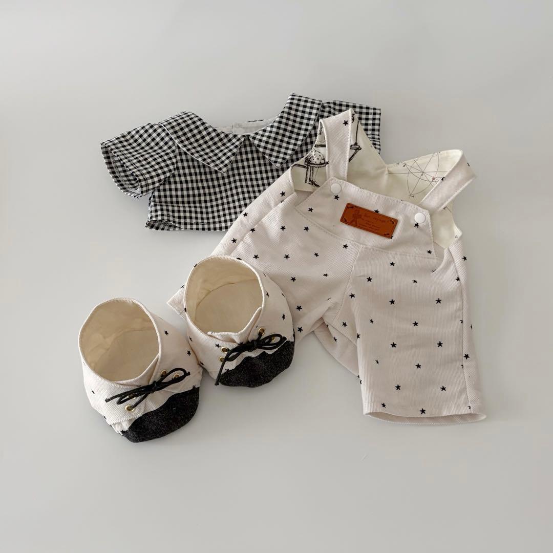 ダッフィ＆シェリーメイ　コスチューム　オーバーオール＆ワンピースセット（靴付）