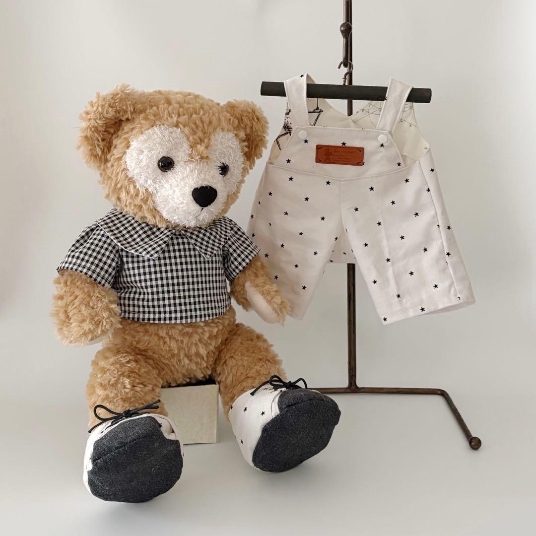 ダッフィ＆シェリーメイ　コスチューム　オーバーオール＆ワンピースセット（靴付）