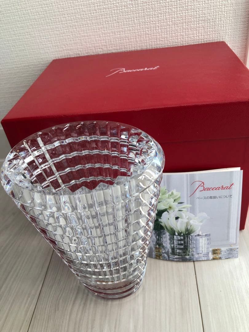 Baccarat バカラ　アイベース　花瓶　新品未使用