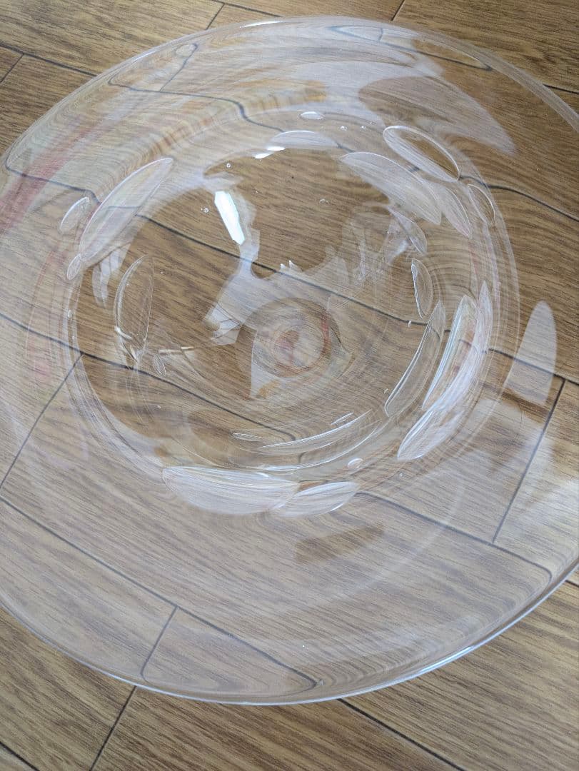 【新品未使用】28cm 森山ガラス ティナアクア ディーププレート