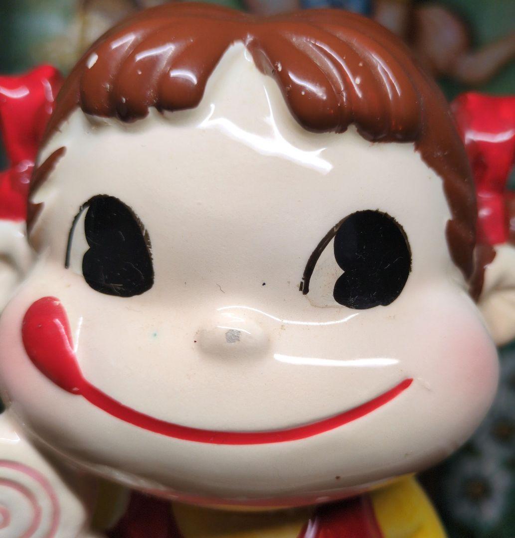 昭和レトロ 超レア!50年以上前の1970年代ペロペロキャンディペコちゃん貯金箱