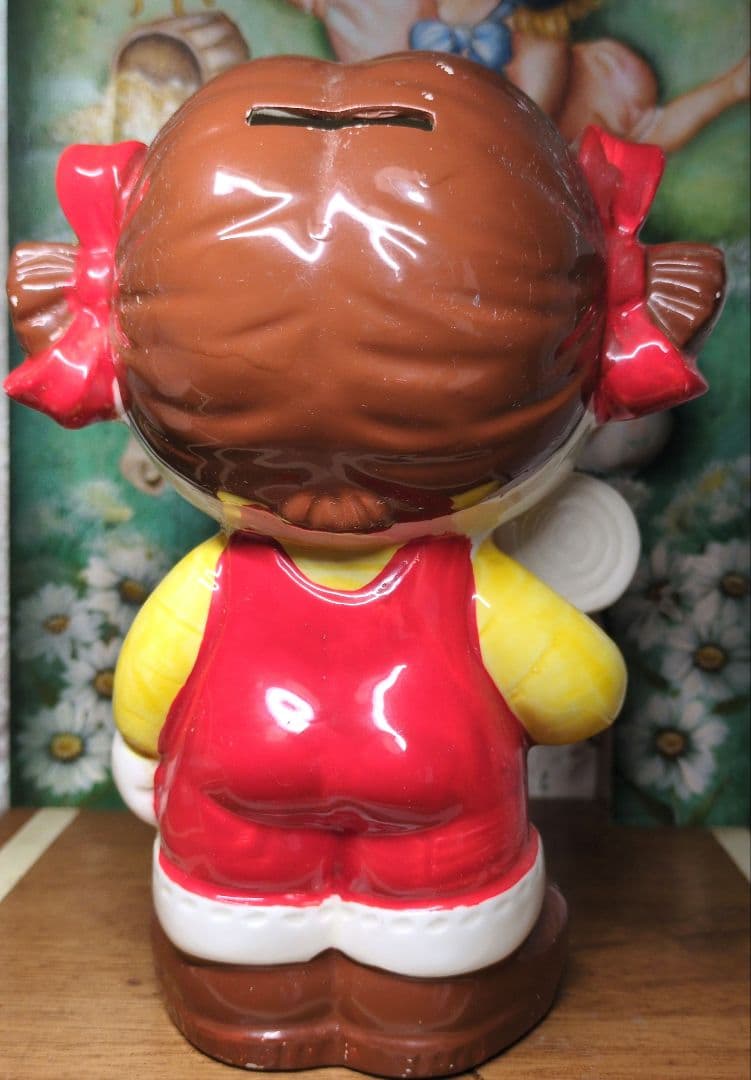 昭和レトロ 超レア!50年以上前の1970年代ペロペロキャンディペコちゃん貯金箱