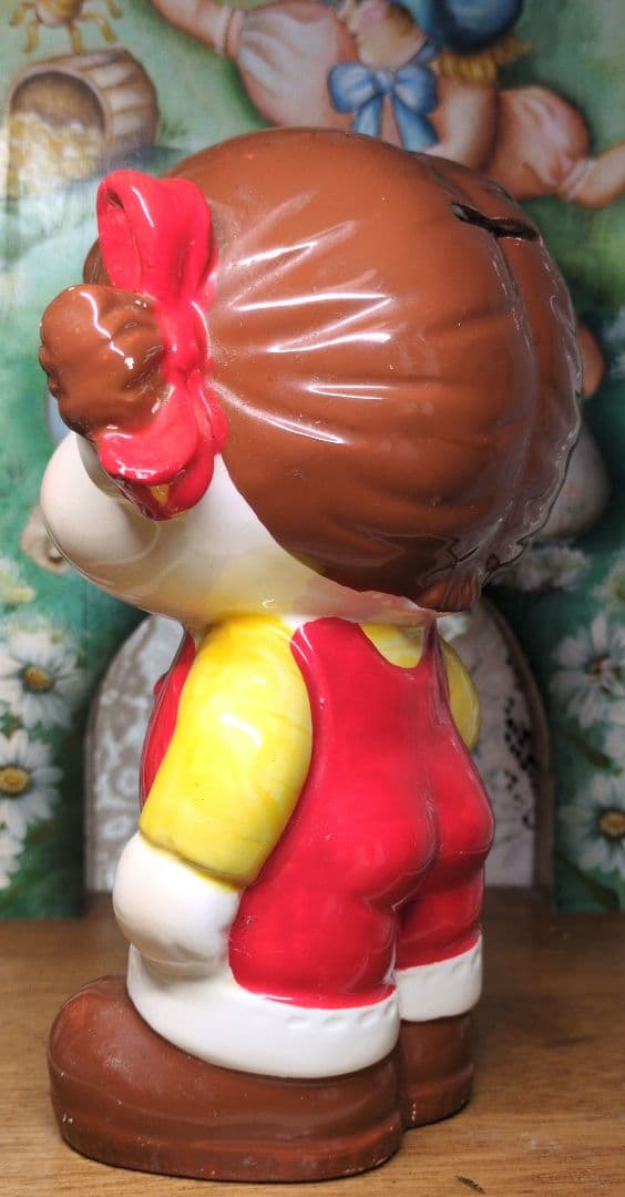 昭和レトロ 超レア!50年以上前の1970年代ペロペロキャンディペコちゃん貯金箱