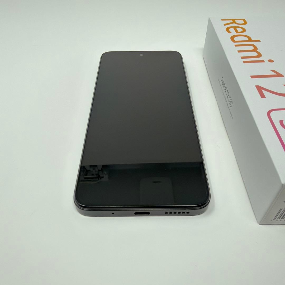 美品Xiaomi Redmi 12 5G 4GB/128GB ブラック