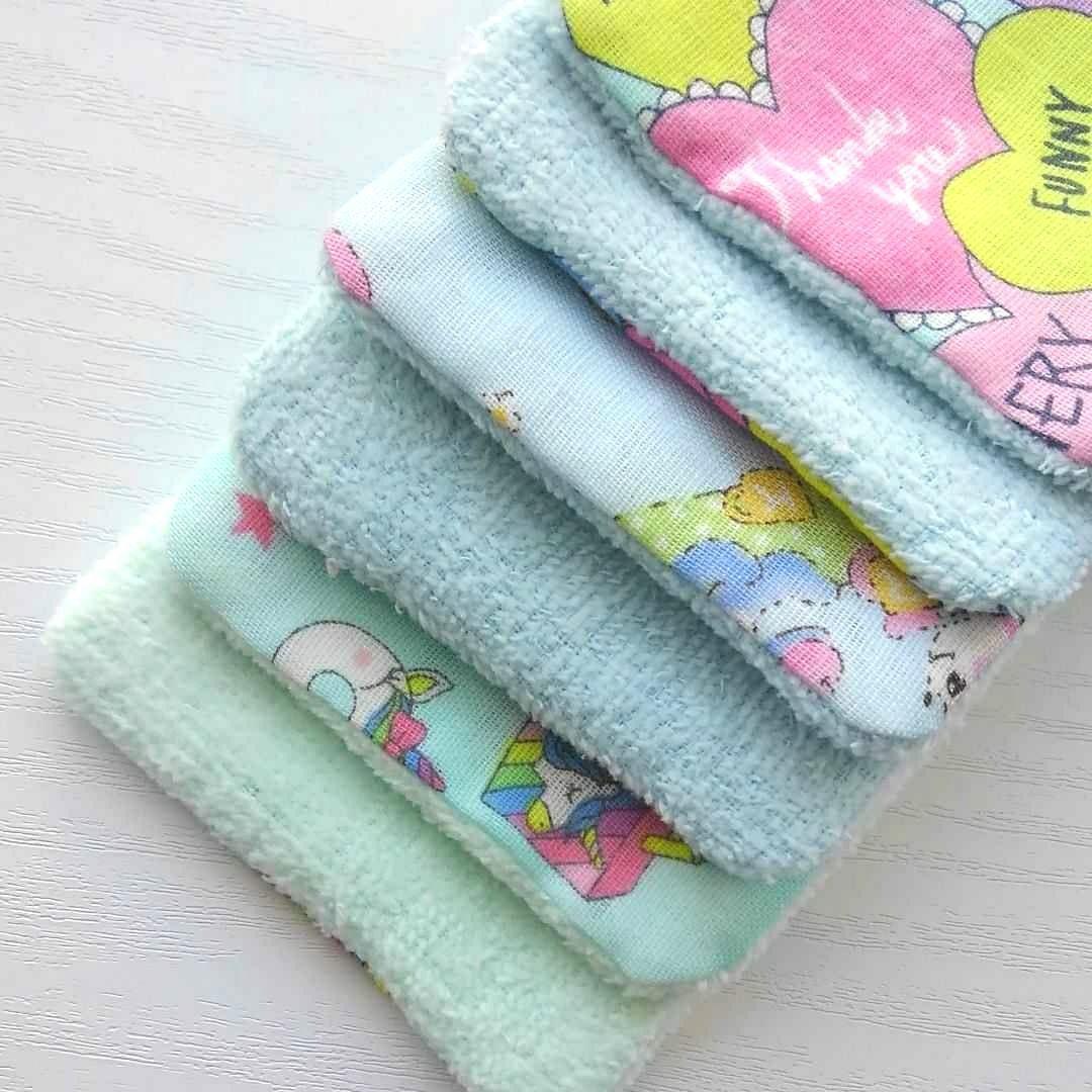 【045】ハーフサイズ　ガーゼハンカチ　ガーゼタオルハンカチ