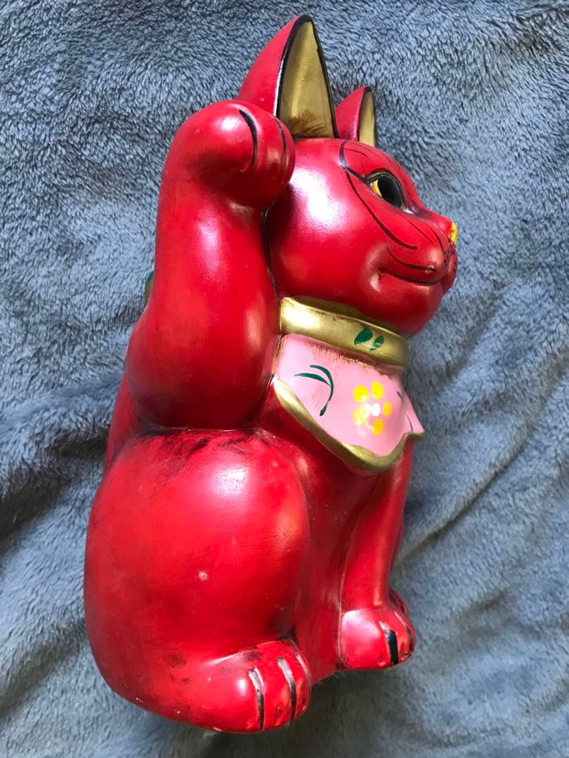 招き猫 年代物？　縁起物
