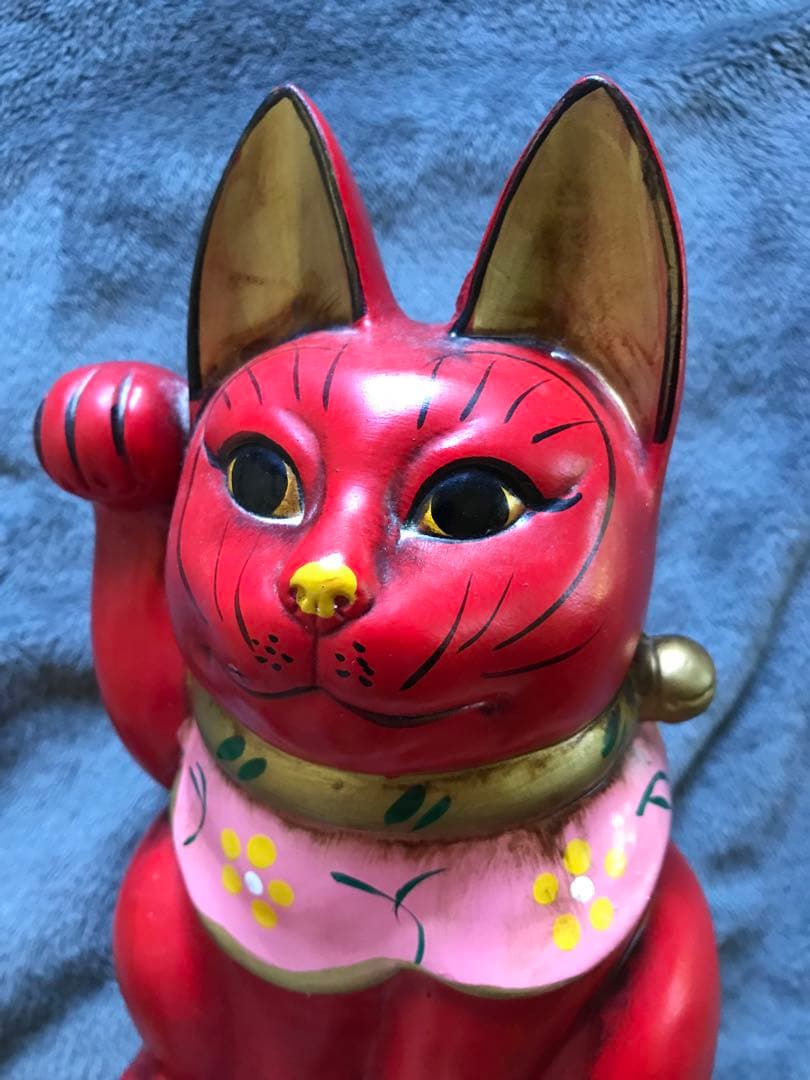 招き猫 年代物？　縁起物