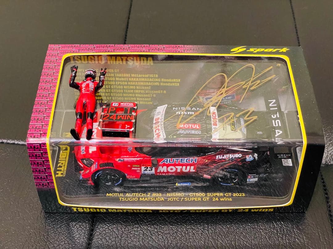 【限定品】Spark 松田次生選手 限定モデル 1/43 MOTUL サイン入り