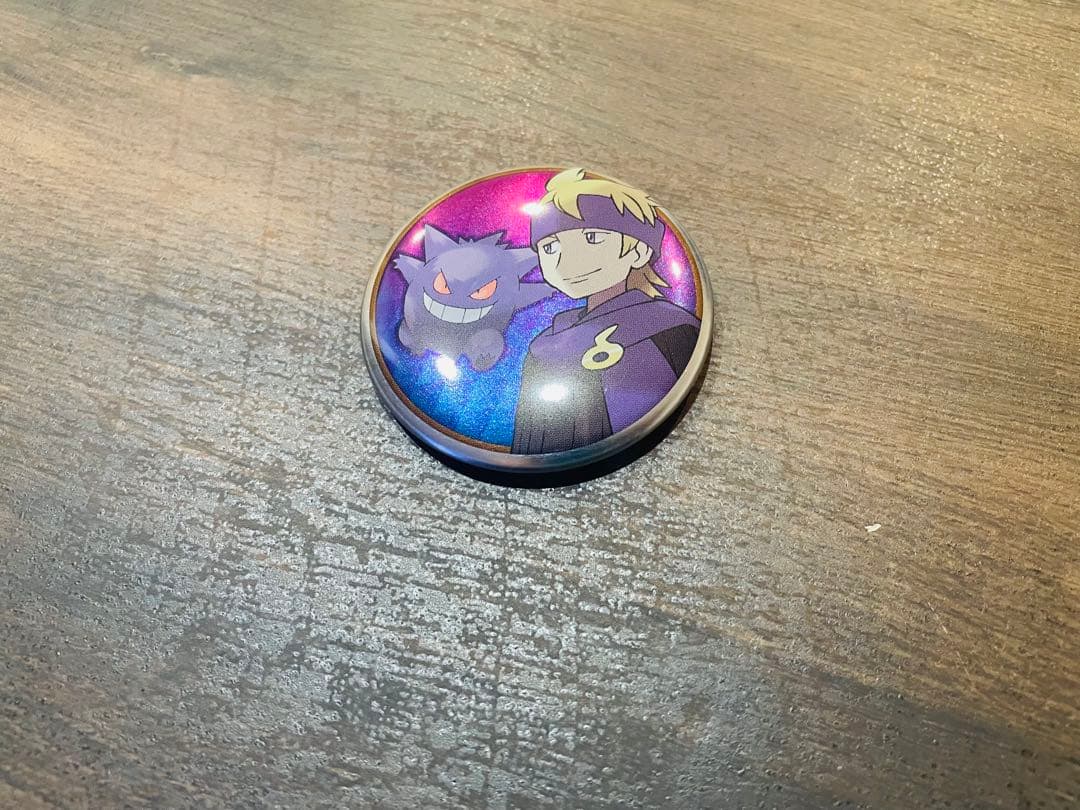 ポケモン　缶バッジ　 マツバ　ゲンガー