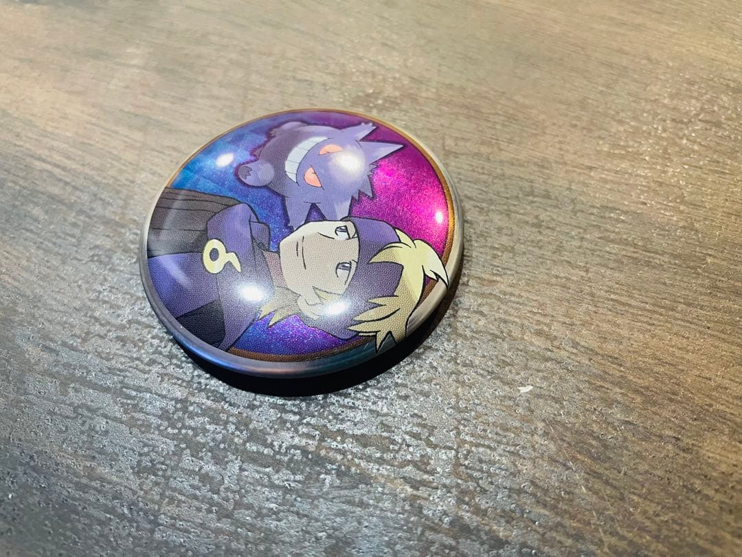 ポケモン　缶バッジ　 マツバ　ゲンガー