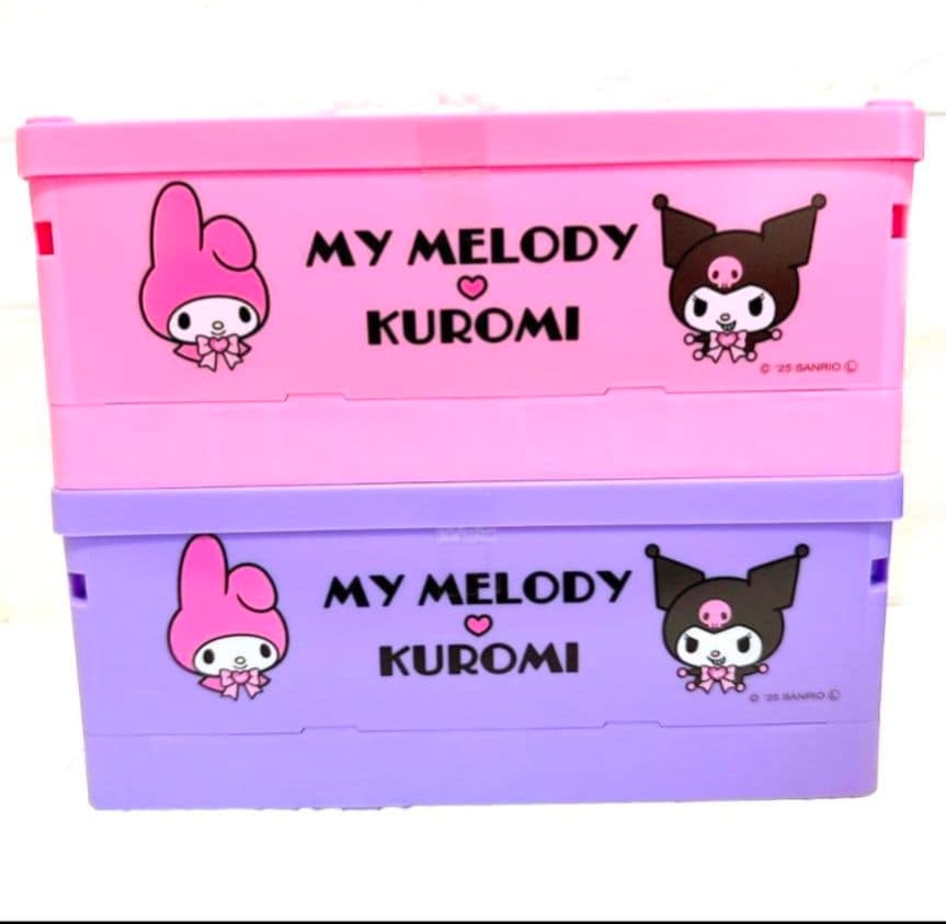 サンリオ マイメロディ クロミ コンテナボックス ２点 セット お菓子入り ②